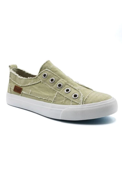 'Blowfish Malibu' Women's Play Slip On - Avocado Smoked -Shoes Boot Store