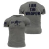 'Grunt Style' Men's I Am The Weapon Tee - Grey -Shoes Boot Store iamtheweapon 1024x1024@2x