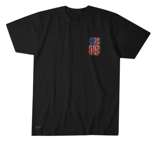 'Howitzer' Men's Thor Flag Short Sleeve Tee - Black -Shoes Boot Store mens short sleeve tees thor flag 2 5000x 4369f317 13eb 4821 8912