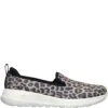 'Skechers' Women's GOwalk Joy Fiery Slip On - Leopard -Shoes Boot Store skechers go walk joy 124097lpd leopard 1 1024x1024@2x
