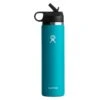 'Hydro Flask' 24 Oz. Wide Mouth W/Flex Straw Lid - Laguna -Shoes Boot Store w24bsw laguna 1024x1024@2x